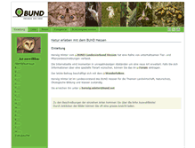 Tablet Screenshot of naturerleben.bund-hessen.de